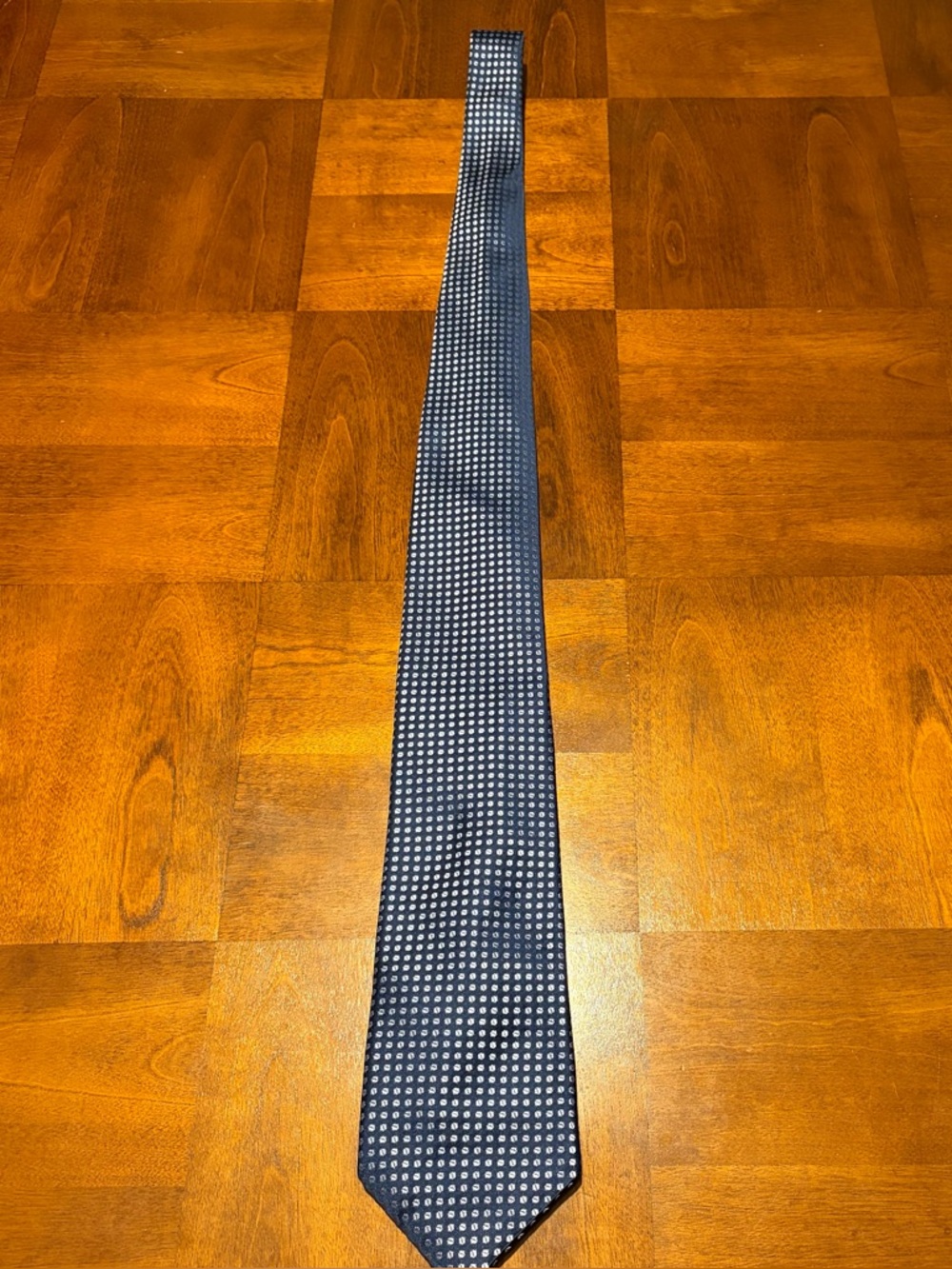 Stefano Ricci Silk Tie Navy Geometric Handmade in Italy